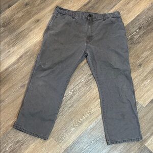 Thrashed Dickies Men's Cargo Pants Charcoal Gray